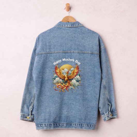 Phoenix in the Clouds Happy Moederdag | Denim Jacket (Hangar)