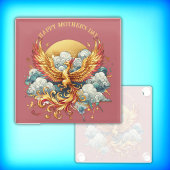 Phoenix in the Clouds Happy Moederdag | Glazen Onderzetter
