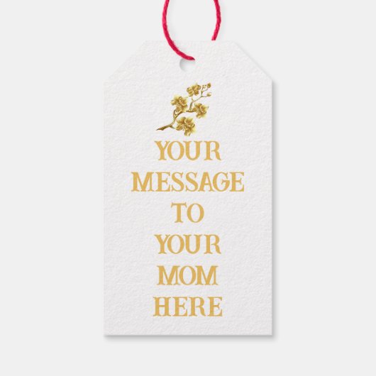 Phoenix in the Clouds Moederdag | Cadeaulabel (Achterkant)