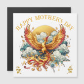 Phoenix in the Clouds Moederdag | Magnetische Kaar (Voorkant / Achterkant)
