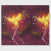 Phoenix in vlucht cadeaupapier (Vlak)