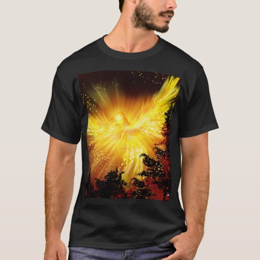 Phoenix in vlucht t-shirt (Voorkant)
