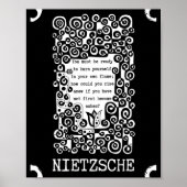 PHOENIX inspirerend citaat van Nietzsche Poster (Voorkant)