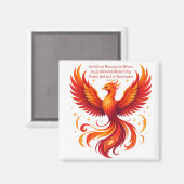 Phoenix Jesaja 61:3 Magneet (Voorkant / Achterkant)