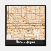 Phoenix  kaart magneet (Voorkant)