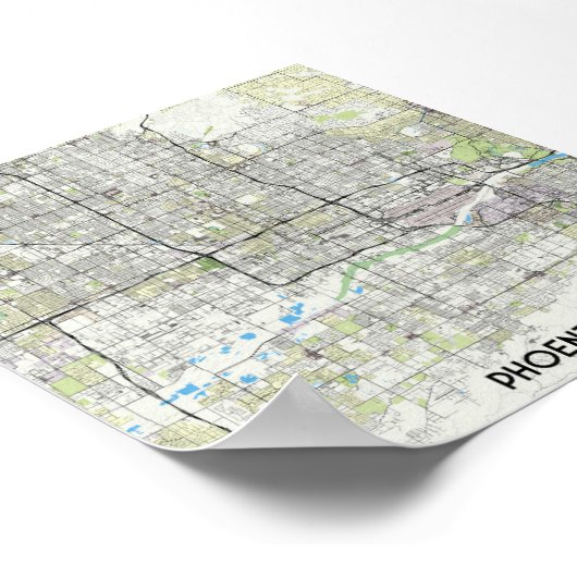 Phoenix kaart poster (Hoek)