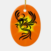 Phoenix Keramisch Ornament (Voorkant)