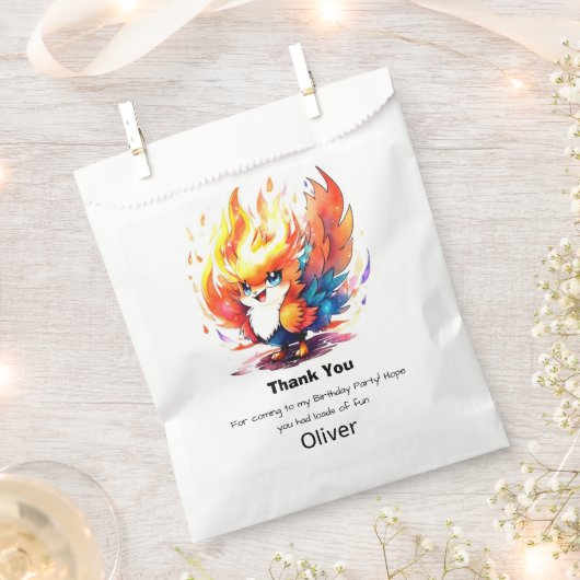 Phoenix Kids Verjaardag Bedankzakje (Geknipt)