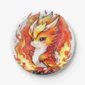 Phoenix Kids Verjaardag Papieren Bordje (Voorkant)