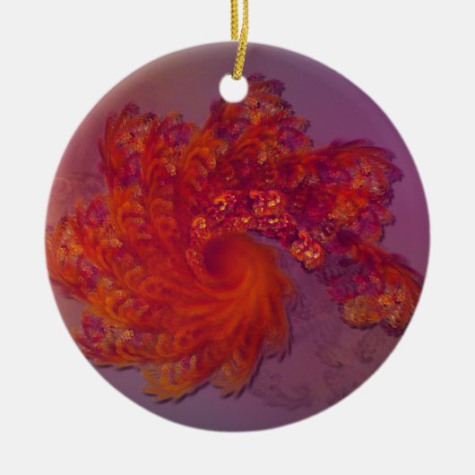 Phoenix Klaaglied Sieraad Keramisch Ornament (Voorkant)