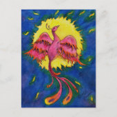 Phoenix-kleur Briefkaart (Voorkant)