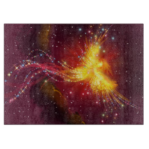 Phoenix komt in een Paarse lucht terecht Snijplank