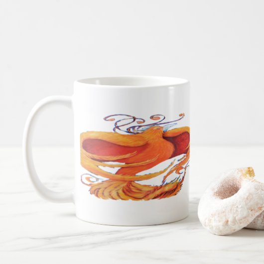 Phoenix kunst mok (Met donut)