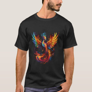 Phoenix kunstwerk Firebird Reborn Mythical Bird Re T-shirt
