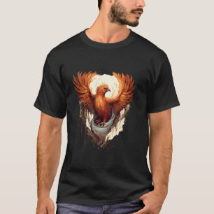 Phoenix kunstwerk Reborn Firebird Rejuvenation Myt T-shirt