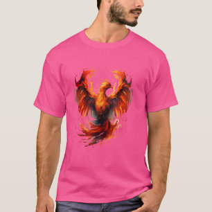 Phoenix kunstwerk verjonging mythische vogel Phoen T-shirt