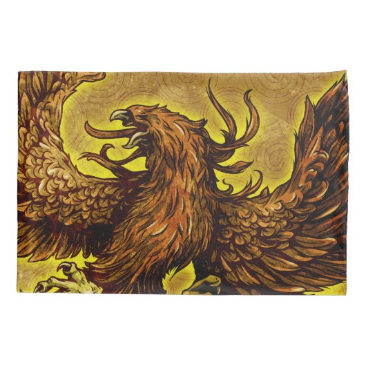 Phoenix Kussensloop (Achterkant)