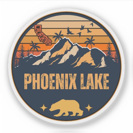 Phoenix Lake, Californië Sticker (Voorkant)