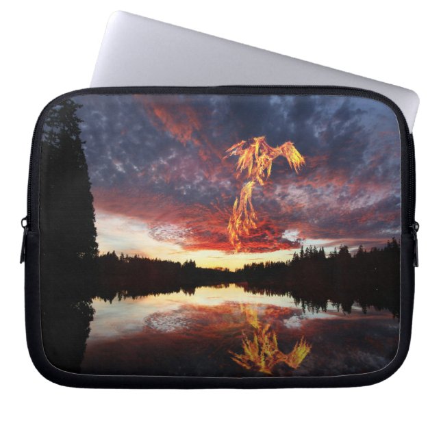 Phoenix Lake Laptop Sleeve (Voorkant)
