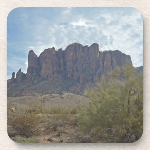 Phoenix Landscape Superstition Mountains Arizona Bier Onderzetter