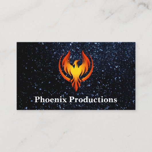 Phoenix Logo | Ruimtevaart Visitekaartje (Voorkant)