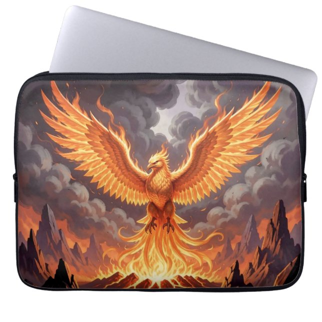 Phoenix Majestique Laptop Sleeve (Voorkant)