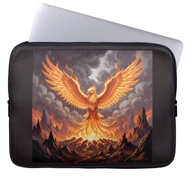 Phoenix Majestique Laptop Sleeve (Voorkant)