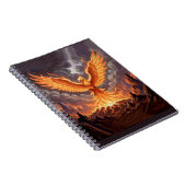 Phoenix Majestique Triptiek Wandkunst Notitieboek (Rechterzijde)