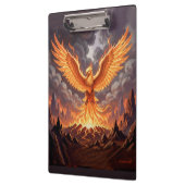 Phoenix Majestique Triptiek Wandschildering Klembord (Links)