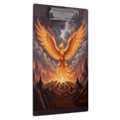 Phoenix Majestique Triptiek Wandschildering Klembord (Rechts)
