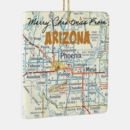 Phoenix  Map Keramisch Ornament (Rechts)