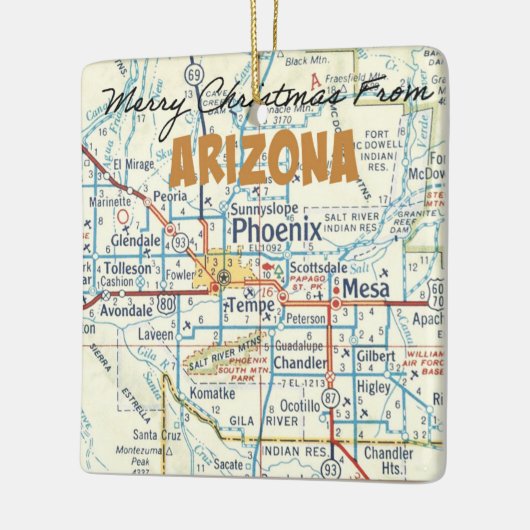 Phoenix  Map Keramisch Ornament (Links)