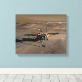 Phoenix Mars Lander 2 Canvas Afdruk (Insitu (Houten vloer))