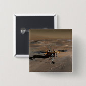 Phoenix Mars Lander 2 Vierkante Button 5,1 Cm (Voorkant /achterkant)