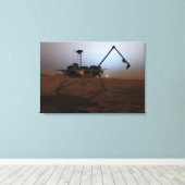 Phoenix Mars Lander 3 Canvas Afdruk (Insitu (Houten vloer))