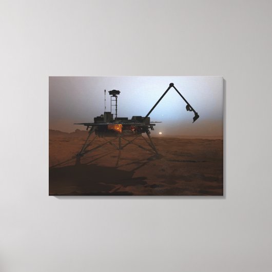 Phoenix Mars Lander 3 Canvas Afdruk (Voorkant)
