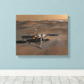 Phoenix Mars Lander 3 Canvas Afdruk (Insitu (Houten vloer))
