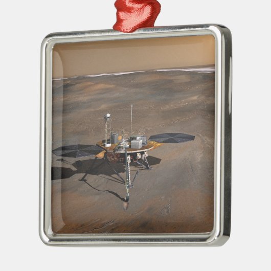 Phoenix Mars Lander 3 Metalen Ornament (Links)