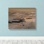 Phoenix Mars Lander 4 Canvas Afdruk (Insitu (Houten vloer))