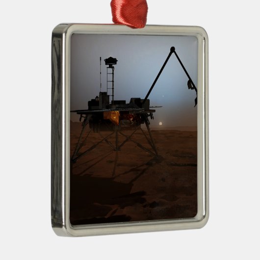 Phoenix Mars Lander 4 Metalen Ornament (Rechts)