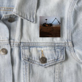 Phoenix Mars Lander 4 Vierkante Button 5,1 Cm (In situ)