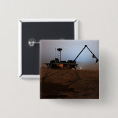 Phoenix Mars Lander 4 Vierkante Button 5,1 Cm (Voorkant /achterkant)