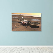 Phoenix Mars Lander 5 Canvas Afdruk (Insitu (Houten vloer))