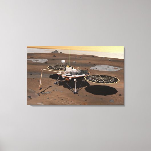 Phoenix Mars Lander 5 Canvas Afdruk (Voorkant)