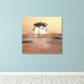 Phoenix Mars Lander Canvas Afdruk (Insitu (Houten vloer))