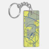 Phoenix-Mesa Gateway Airport-diagram/taxisdiagram Sleutelhanger (Voorkant Links)