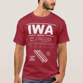 Phoenix–Mesa Gateway Airport IWA T-shirt (Voorkant)