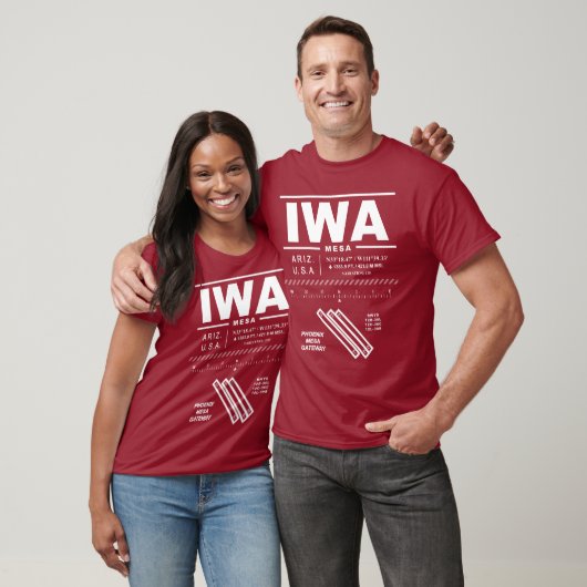 Phoenix–Mesa Gateway Airport IWA T-shirt (Unisex)