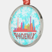 Phoenix Metalen Ornament (Links)
