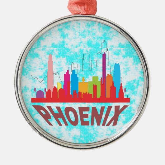 Phoenix Metalen Ornament (Voorkant)
